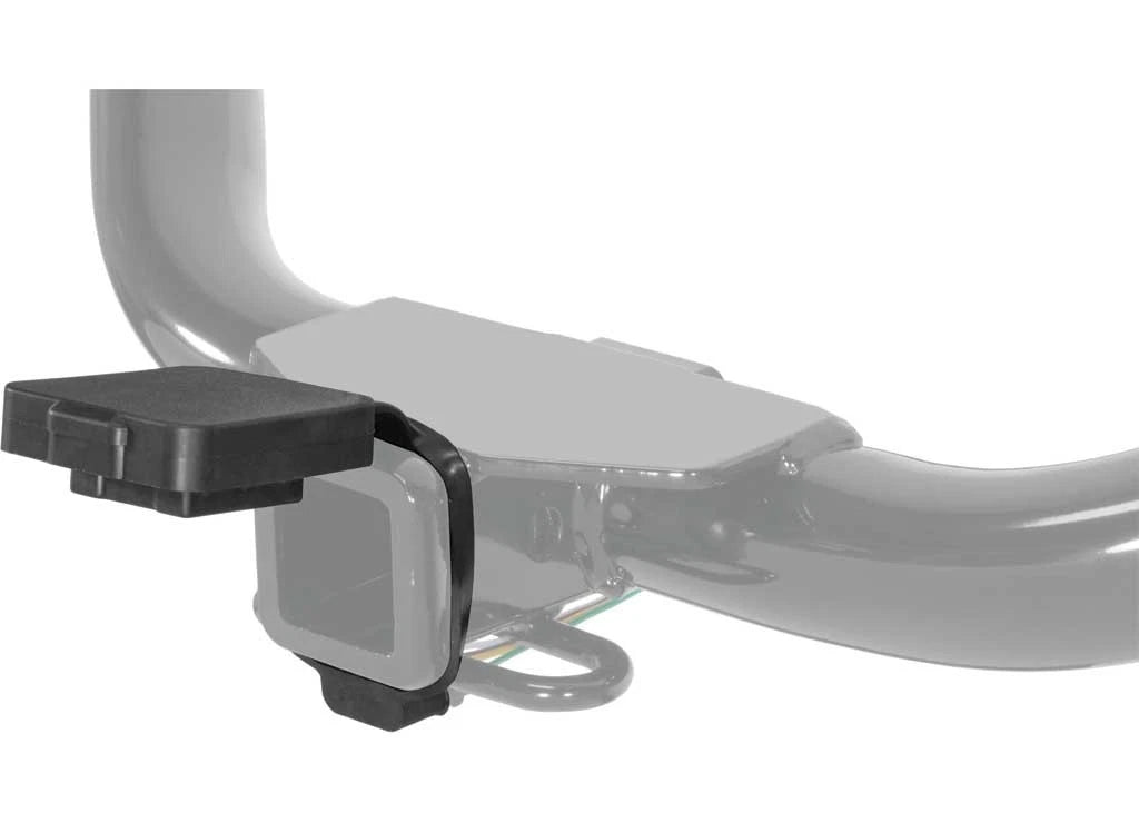 Curt 21728 Rubber Receiver Cover for Class 3/4 (Fits 4Flat Holder)
