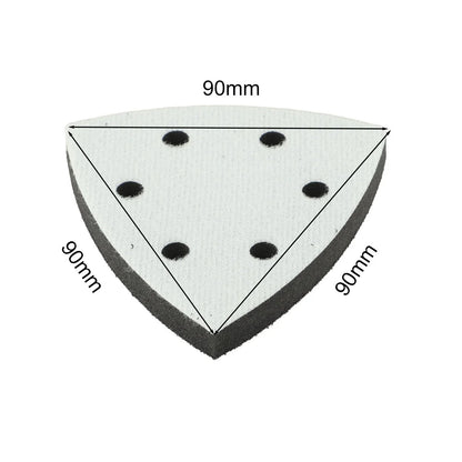 Soft Sponge Backing Pad 90mm with 6 Holes for Sanding Disc Polishing
