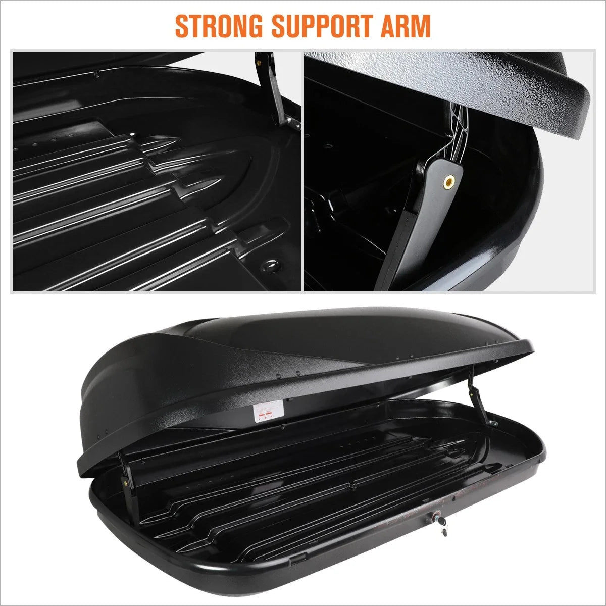 Aluminum Cross Bar Roof Rack for BMW X1 (2009–2015) + Black Storage Box & Keys