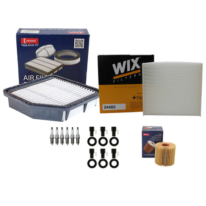 Tune Up Kit with NGK 6 Spark Plugs & Boots for Lexus IS250 (2006–2015)