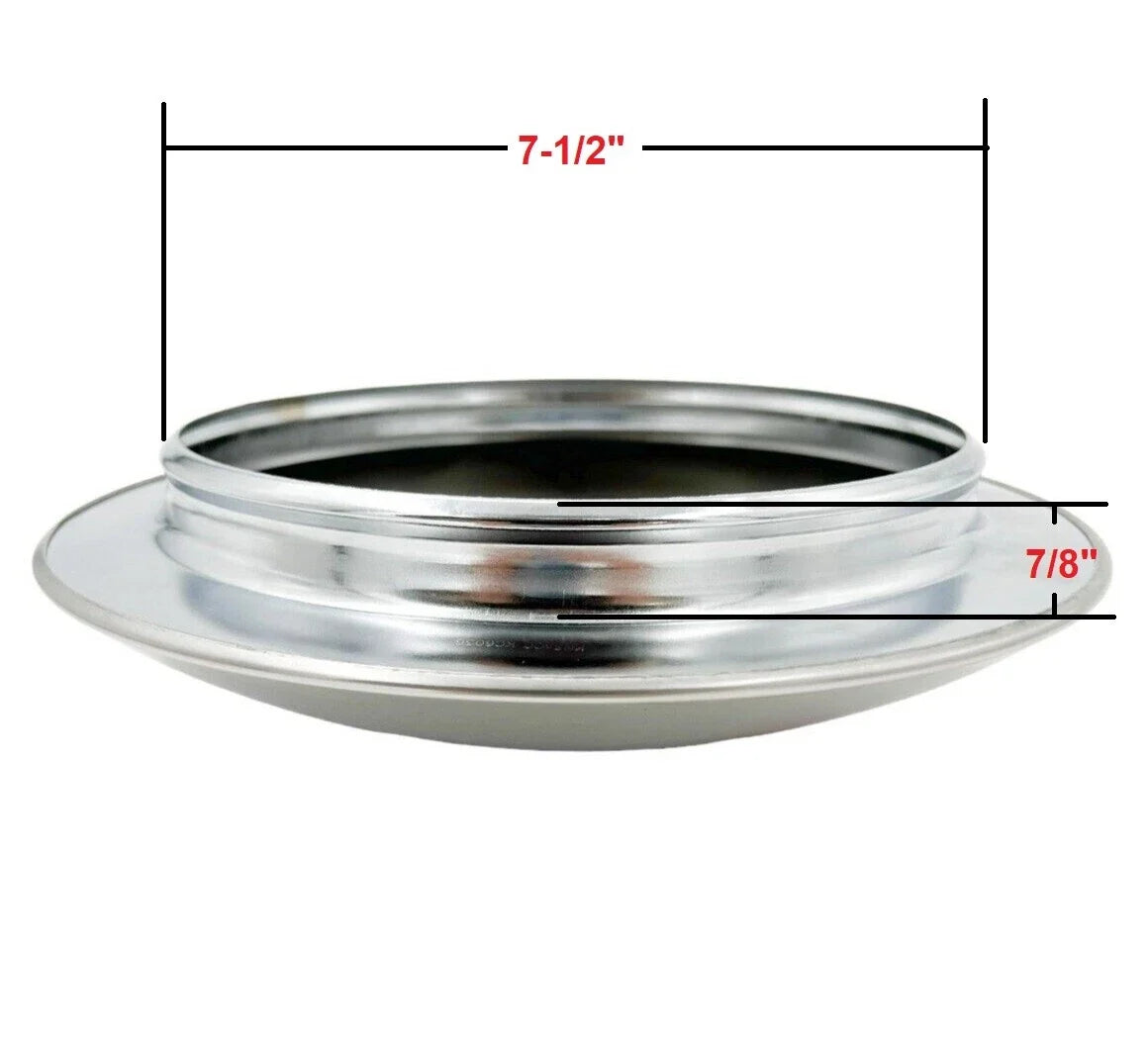 Hubcaps Replacement Front Set for 1941-1948 Chevy Car Truck (7.5in)