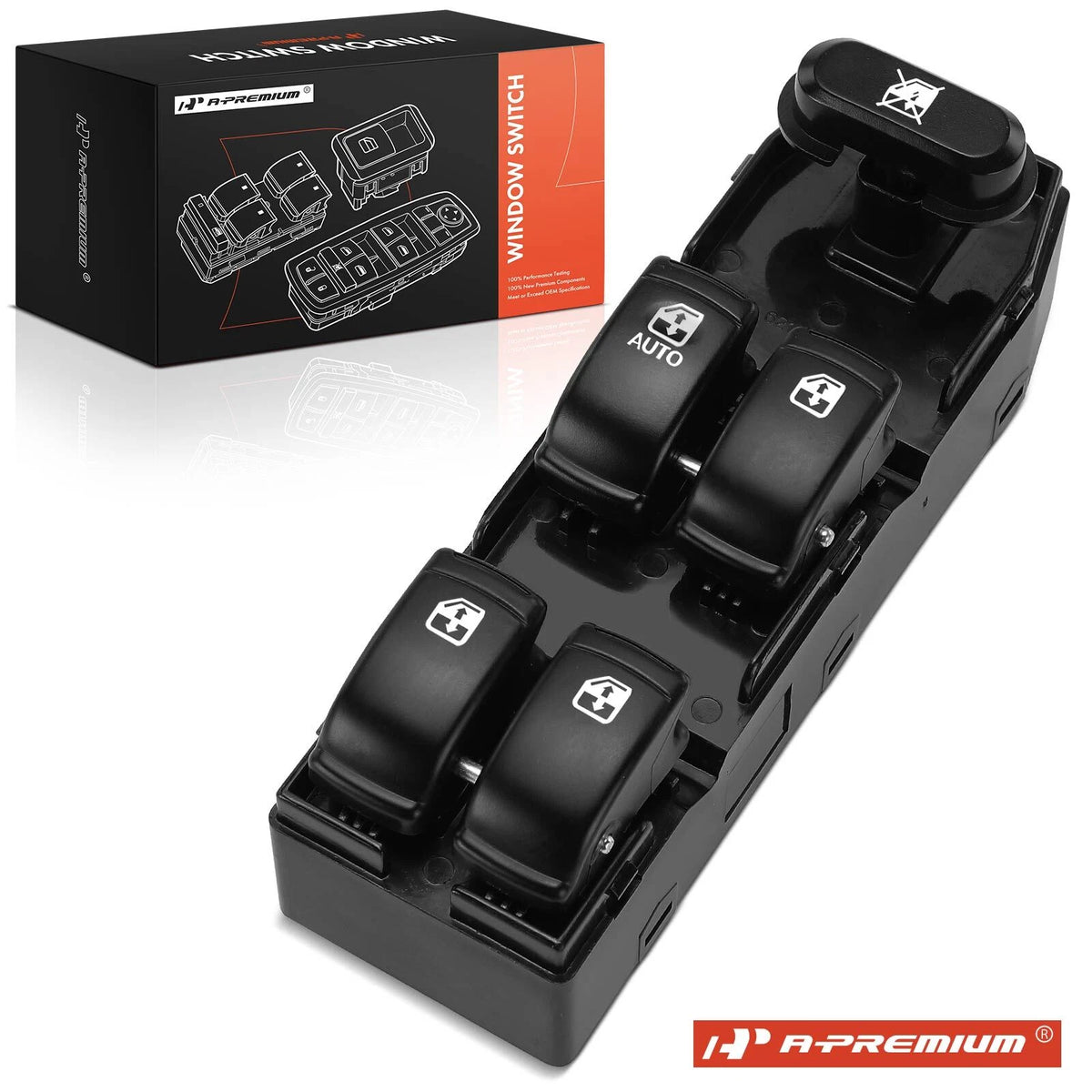 Front Left Power Window Switch for Chevrolet Optra (2008–2010) 9066788