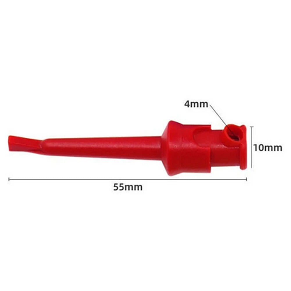 10PCS Mini Grabber Test Hook Clips for Electrical Testing