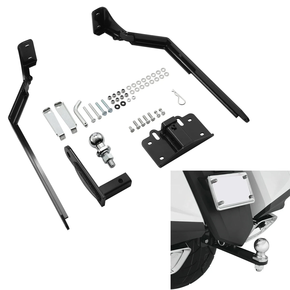 Vertical Receiver Trailer Hitch for Honda GL1800 Goldwing (2018–Present)