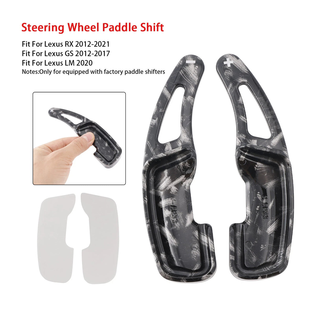 Steering Wheel Paddle Shifter Extension for Lexus RX GX (2010–2023)