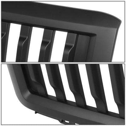 Badgeless Vertical Slat Front Bumper Grille for Chevrolet Silverado 1500 (2014–2015)