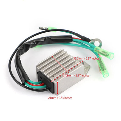 Rectifier Regulator for Yamaha 25HP 30HP 3 Cyl Outboard (6J8-81960-00-00)