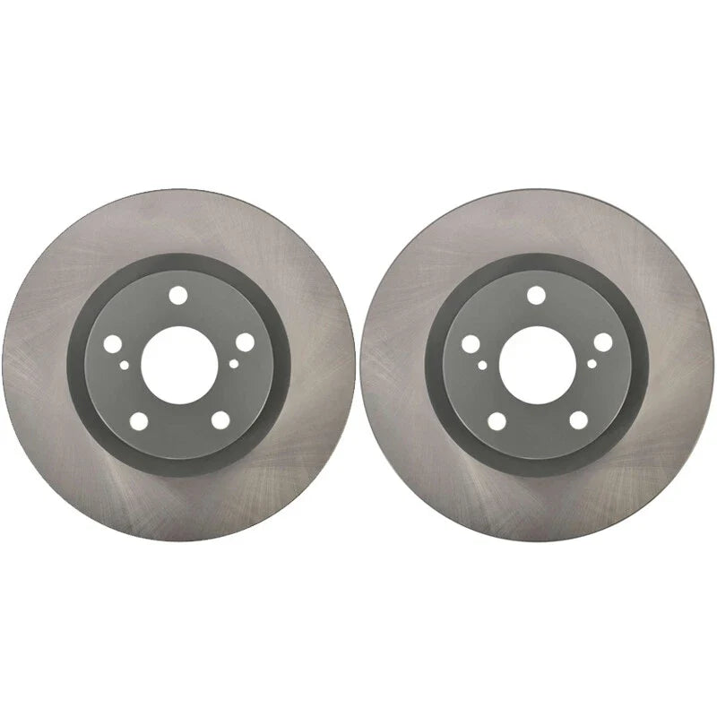 Set of 2 Front Vented Disc Brake Rotors for Toyota Lexus (OEM 296mm)