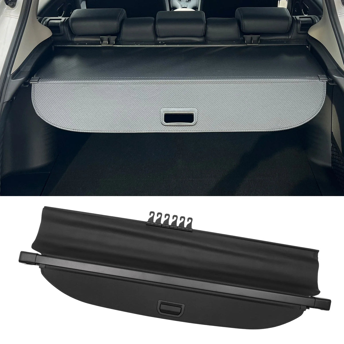 Retractable Cargo Cover for Ford Edge (2015–2022) Black