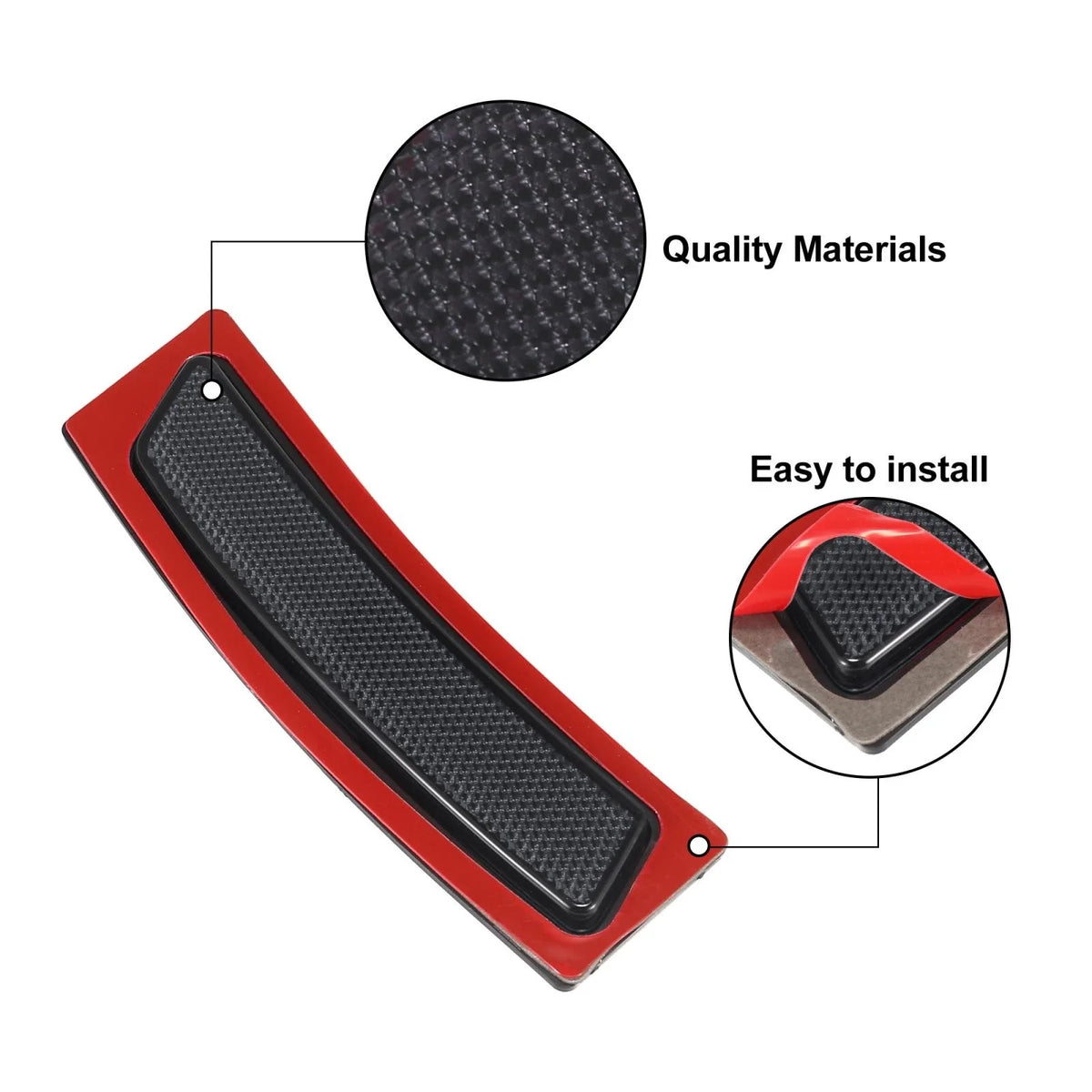 Bumper Reflector Smoky Black for BMW F30 340i