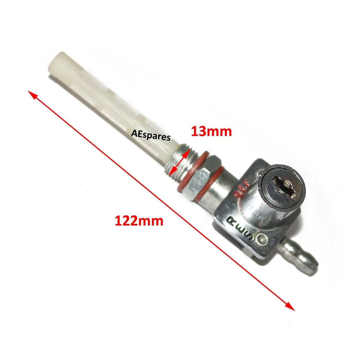 Fuel Tank Locking Tap Valve with 2 Keys for Jawa Bike
