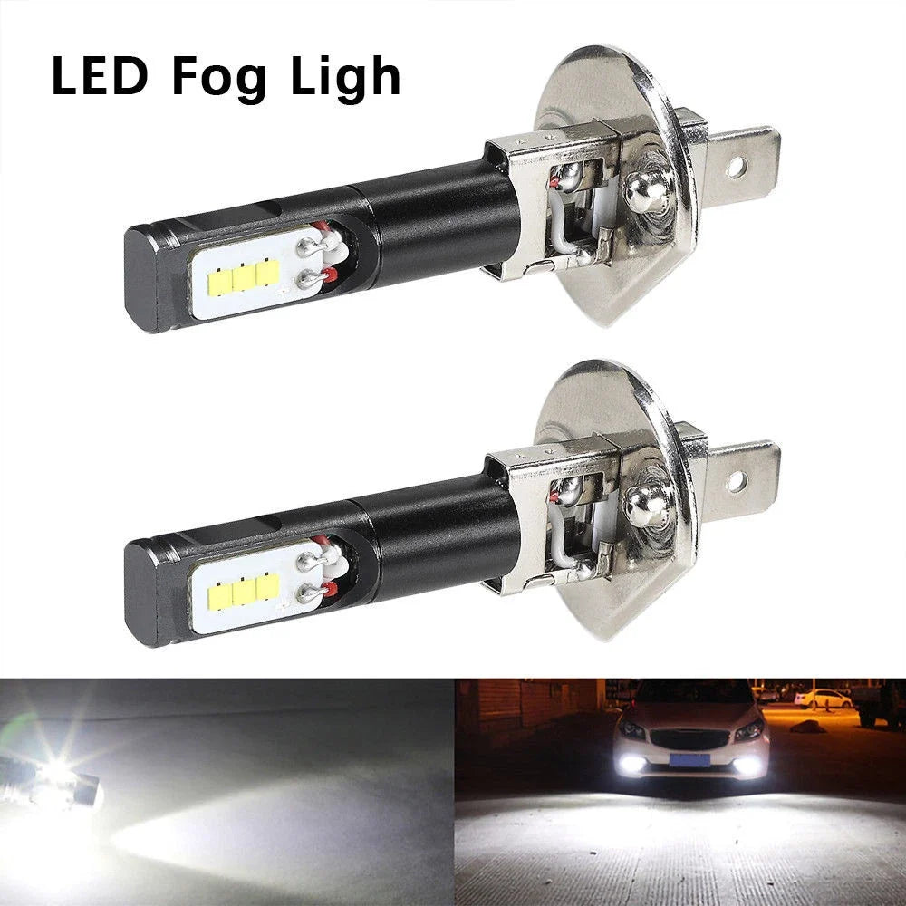 NIGHTEYE H1 LED Fog Light Bulbs 160W 6000K for