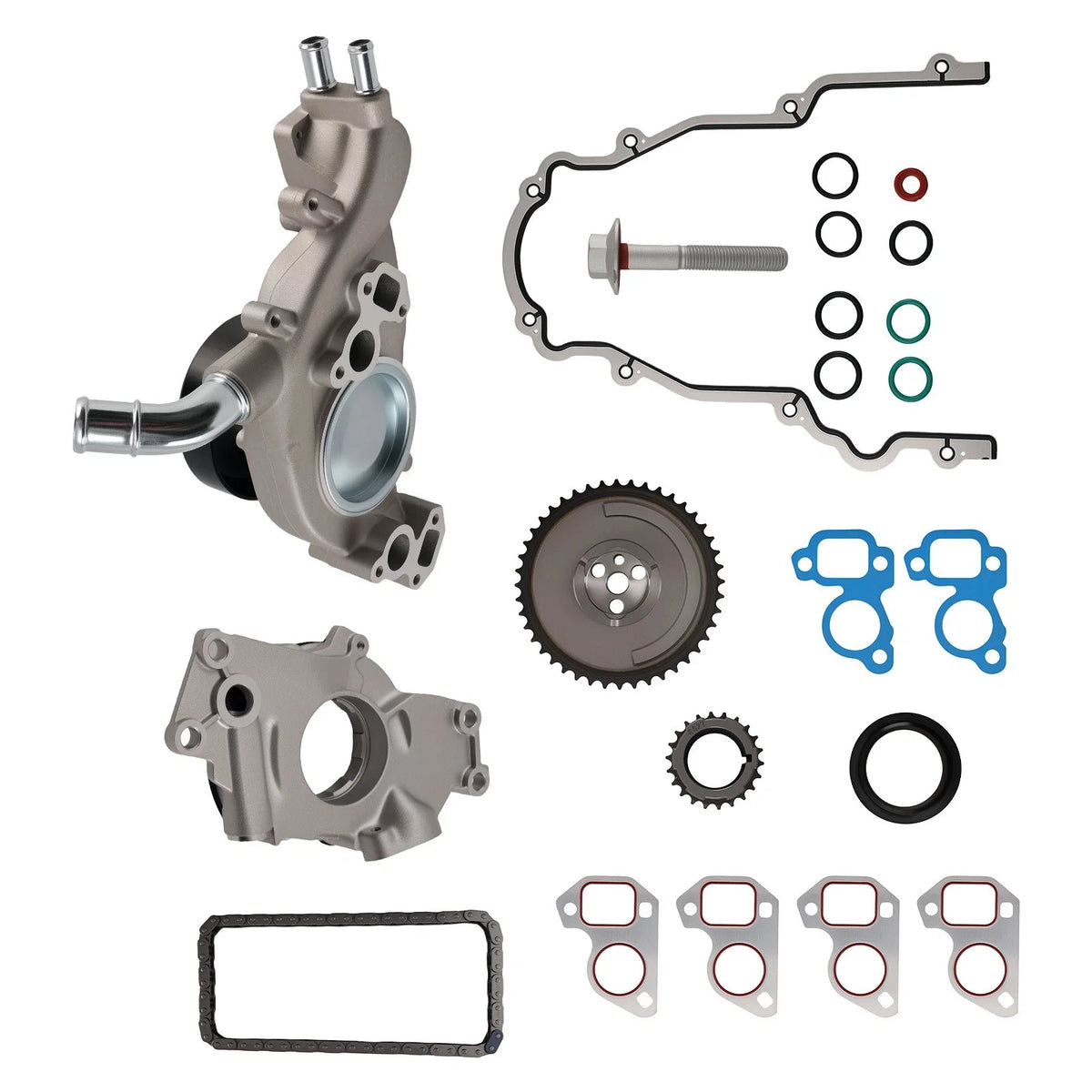 Oil Pump, Water Pump & Timing Chain for Chevy GM LS (4.8L, 5.3L, 6.0L)