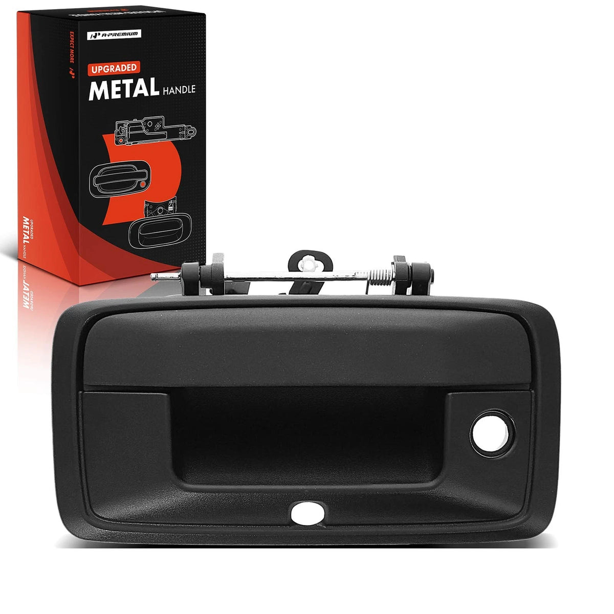 Upgraded Metal Tailgate Handle with Camera Hole for Chevy Silverado 1500 (2014–2019) - 23448681-MT, 23448681