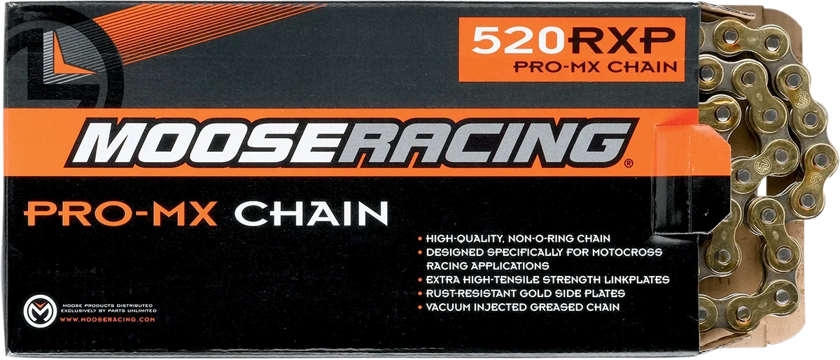 Pro-MX Drive Chain 96 Links Gold for Moose Offroad 520 RXP
