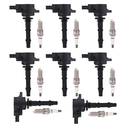 Set of 8 Ignition Coils for Mercedes GL450 GL550 S450 S550 (2007–2012)