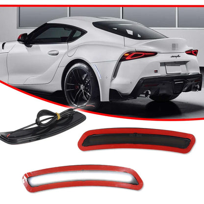2X Smoked LED Side Marker Lights for Toyota GR Supra (2020–2025)