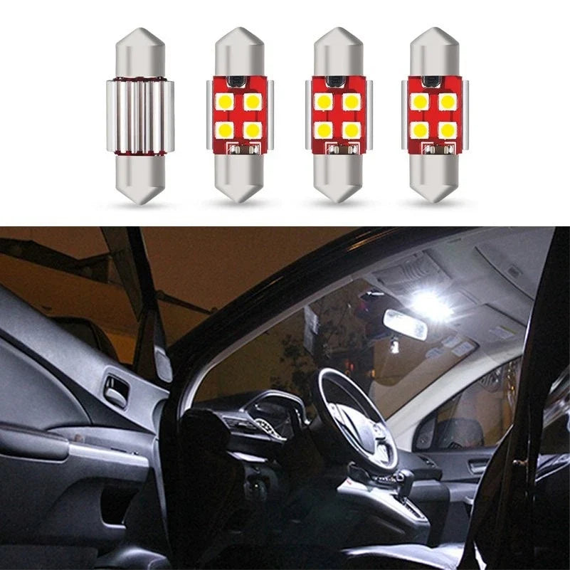 31mm Dome LED Bulbs for Car (3020-SMD) Interior Light Festoon Lamp
