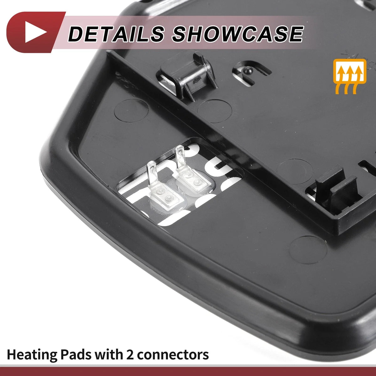 Heated Right Passenger Side Mirror Glass for Ford Escape (2008–2012)