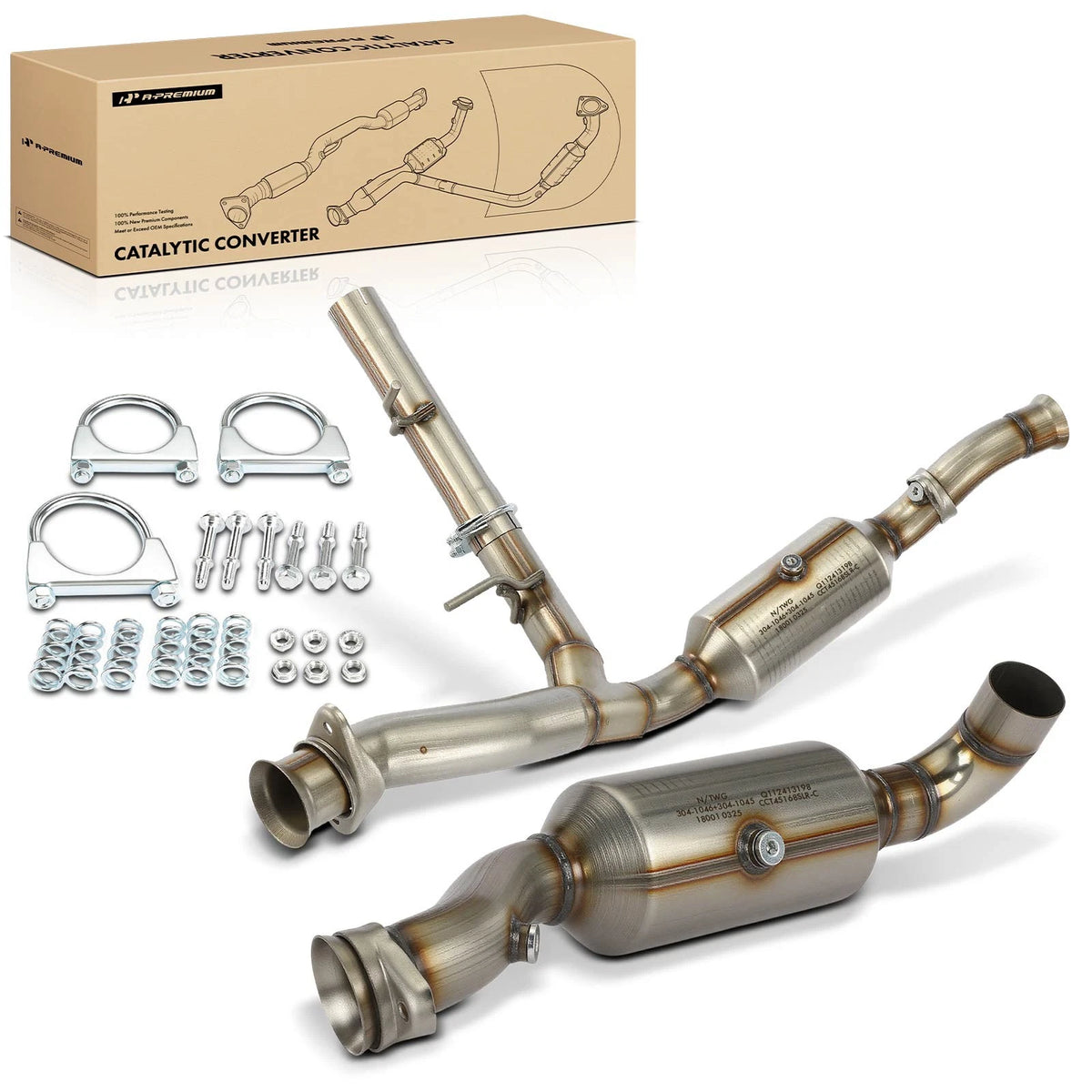 2X Catalytic Converter for Ford F-150 (2015–2020) 645168, 645146 Turbo