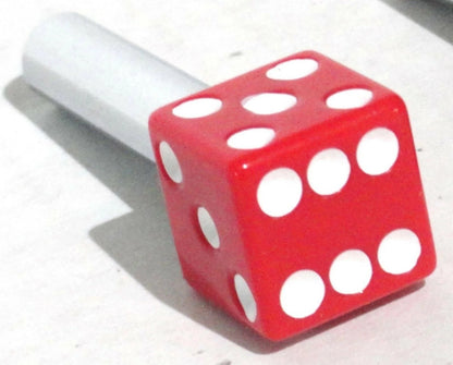 Door Lock Knobs Red Dice for Universal Fit (UP#70040)