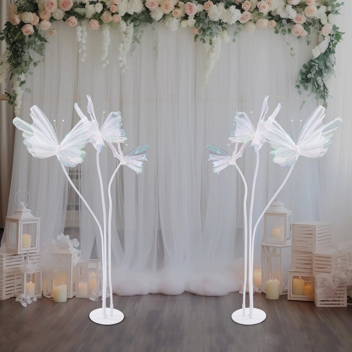 6 Head Butterfly Decoration for Home Decor (Artificial)