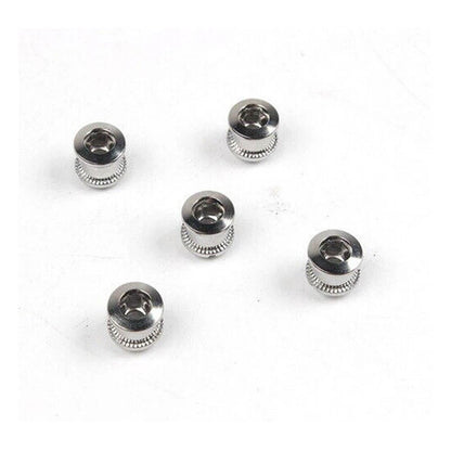 Set of 5 Steel Bike Chainring Bolts for Single/Double/Triple Speed
