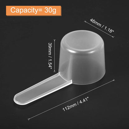 Set of 5 Plastic Measuring Spoons for Cooking and Baking