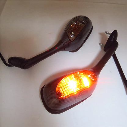 Integrated Turn Signal Side View Race Mirror for Suzuki GSXR 750 (2006–2015)