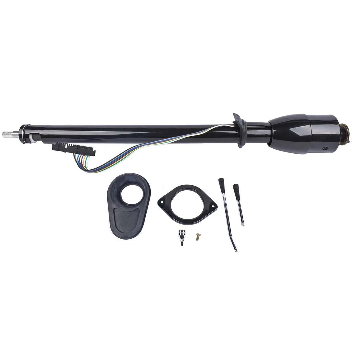 35" Black Finish Tilt Steering Column for Universal Fit (No Key)