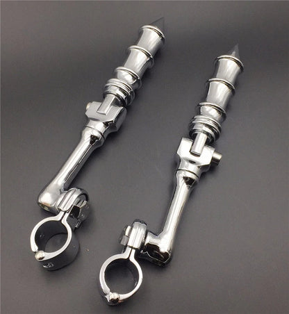 Chrome 1" LA PMK FootPeg for Honda GoldWing VTX1300 Shadow Valkyrie (2001–2010)