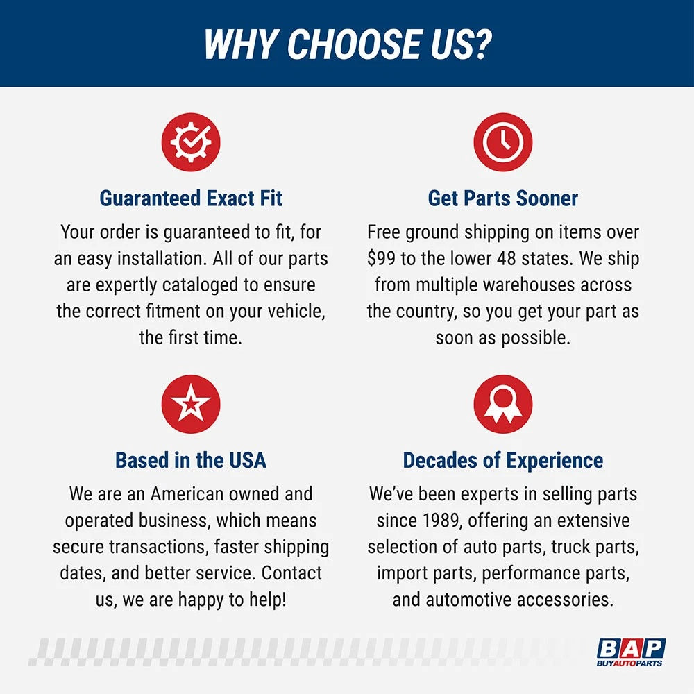 Window Regulator Pair for (U7-11119AN, 11750371-101, 11750372-101)