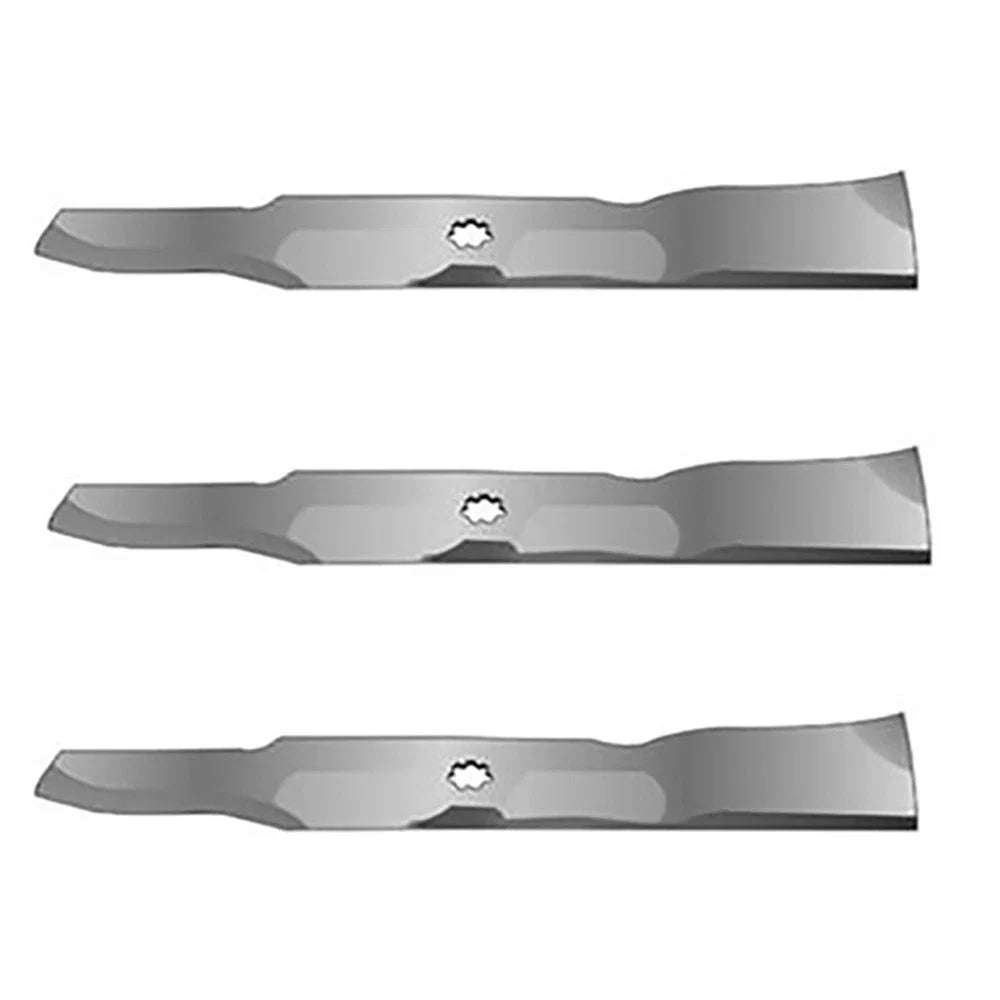 Set of 3 Lawn Mower Blades for John Deere E180 190C LA150 G110 (GX21380)