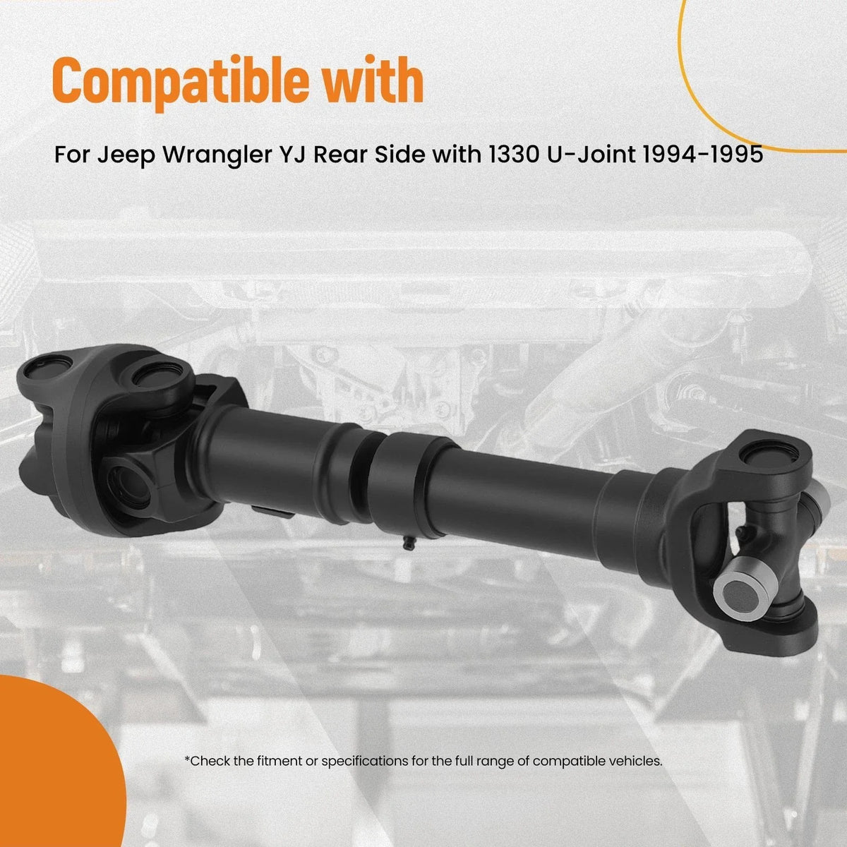 Drive Shaft Rear for Jeep Wrangler YJ (1994–1995) 4WD