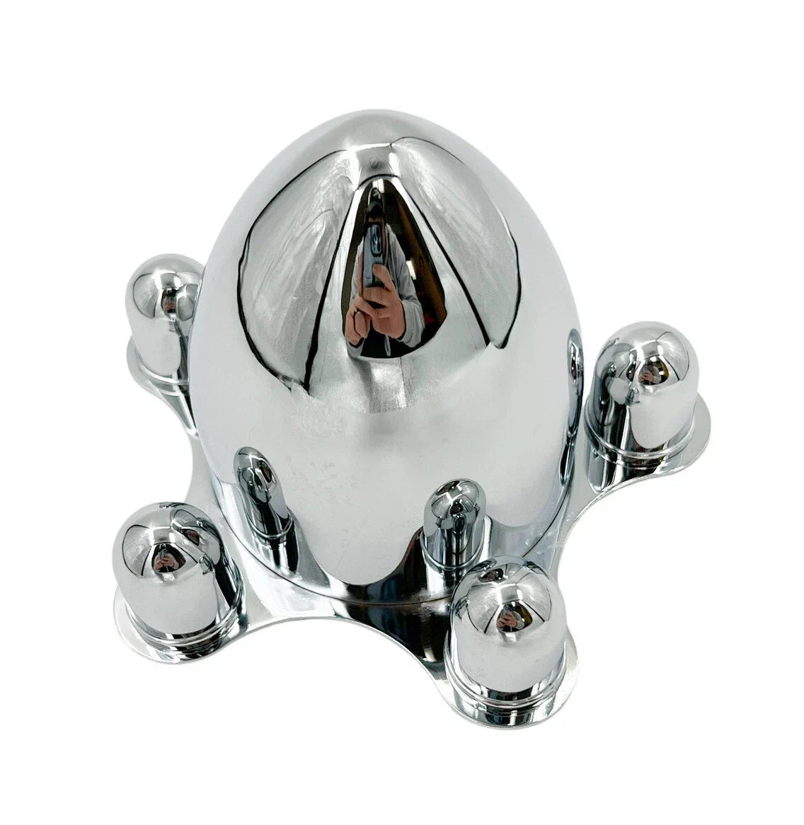 Wheel Hub Caps Chrome Spider Bullet Front Pair for Ford F-150 (2004–2020)