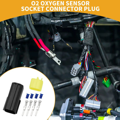 4 Pin O2 Oxygen Sensor Socket Connector for Mazda 
