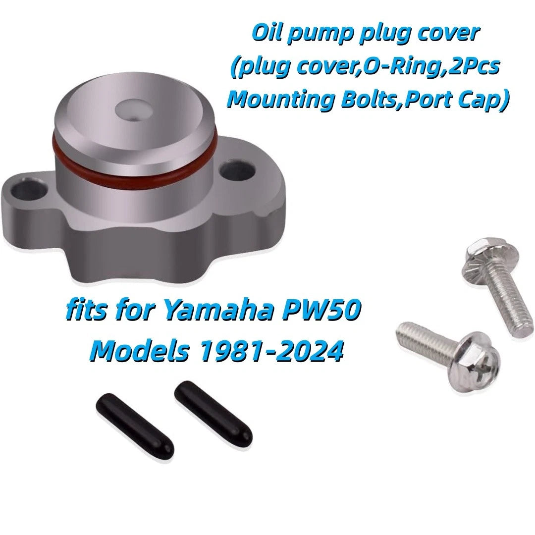 Oil Injection Block Off Plug Kit for Yamaha PW50 Y-Zinger (1981–2024)