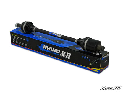 SuperATV Rhino 2.0 Heavy Duty Front Axle for Polaris RZR 570 (2012–2020)