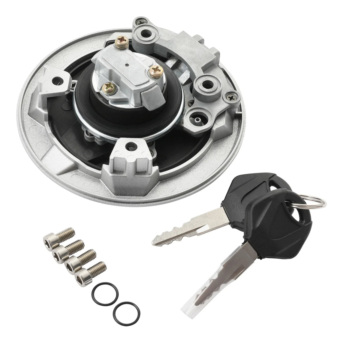 Fuel Gas Tank Cap Cover Keys for Kawasaki Ninja 400 (2018–2023), Ninja 650 (2017–2023)