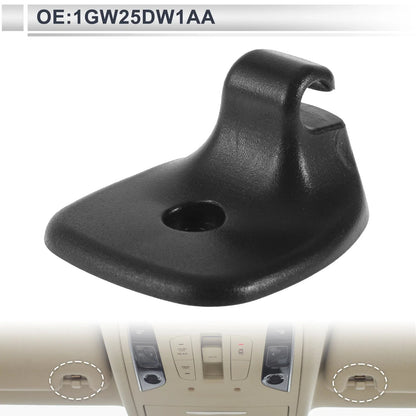 Sun Visor Holder Clip for Chrysler Sebring, Dodge Avenger (No. 1GW25DW1AA) Black