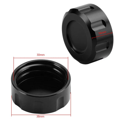 CNC Black Rear Brake Fluid Reservoir Cap for Honda ST125 Dax Z125 Monkey (2018–2023)