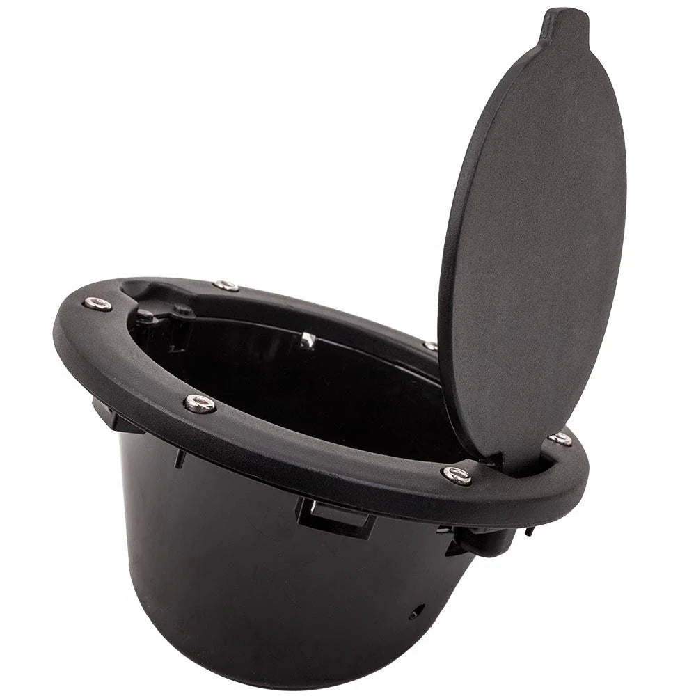 Fuel Filler Door Cover for Jeep Wrangler JK (2007–2018) Black