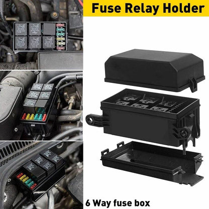 12-Slot Relay Holder Box for Universal Automotive (Fits )