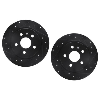 Rotor Set for Chevy Trax (2013–2022) | Drilled and Slotted | ALX-PAU-DF-8002-45017-CLA5