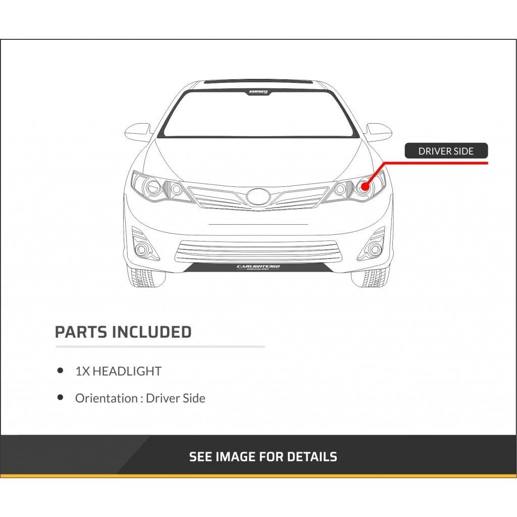 Headlight Assembly for Chrysler Voyager (2001–2003) CH2502129, LLX-CH2502129V-CL360A71