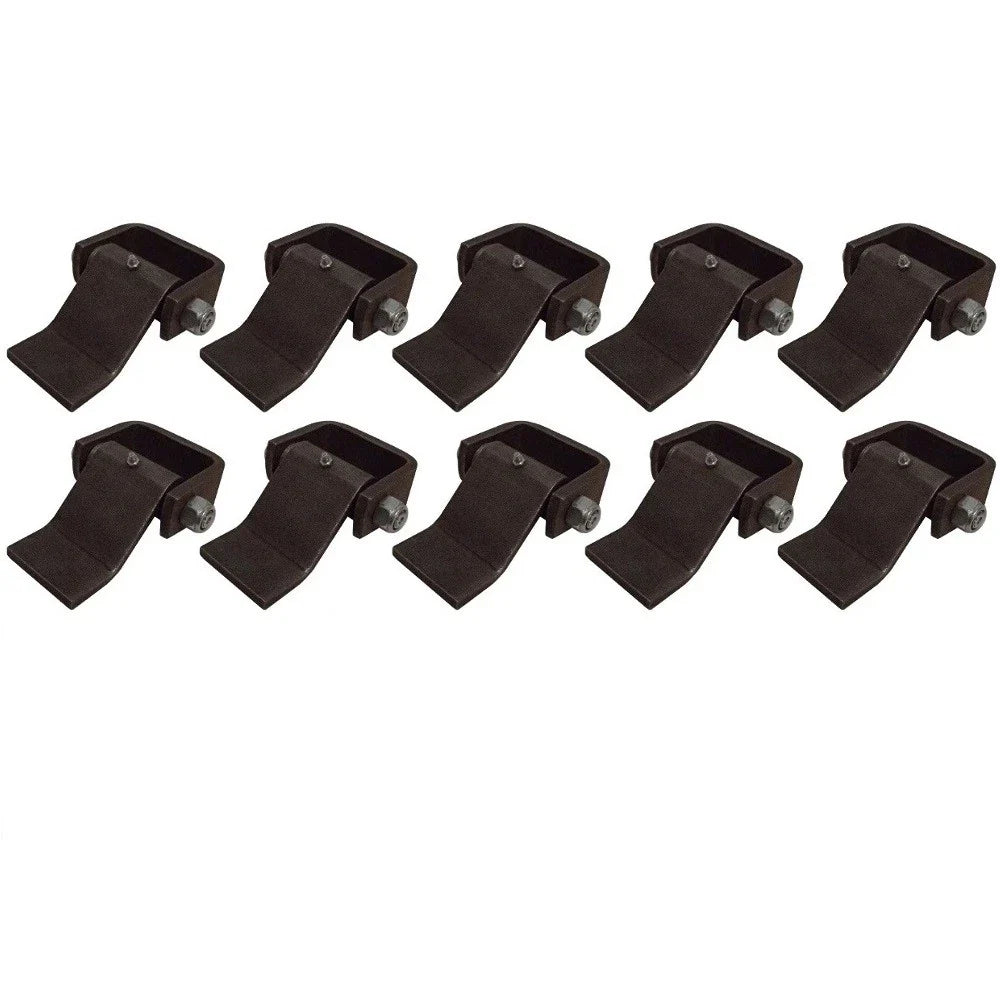 10 Heavy Duty Greaseable Door Hinges for Dump Trailer Truck