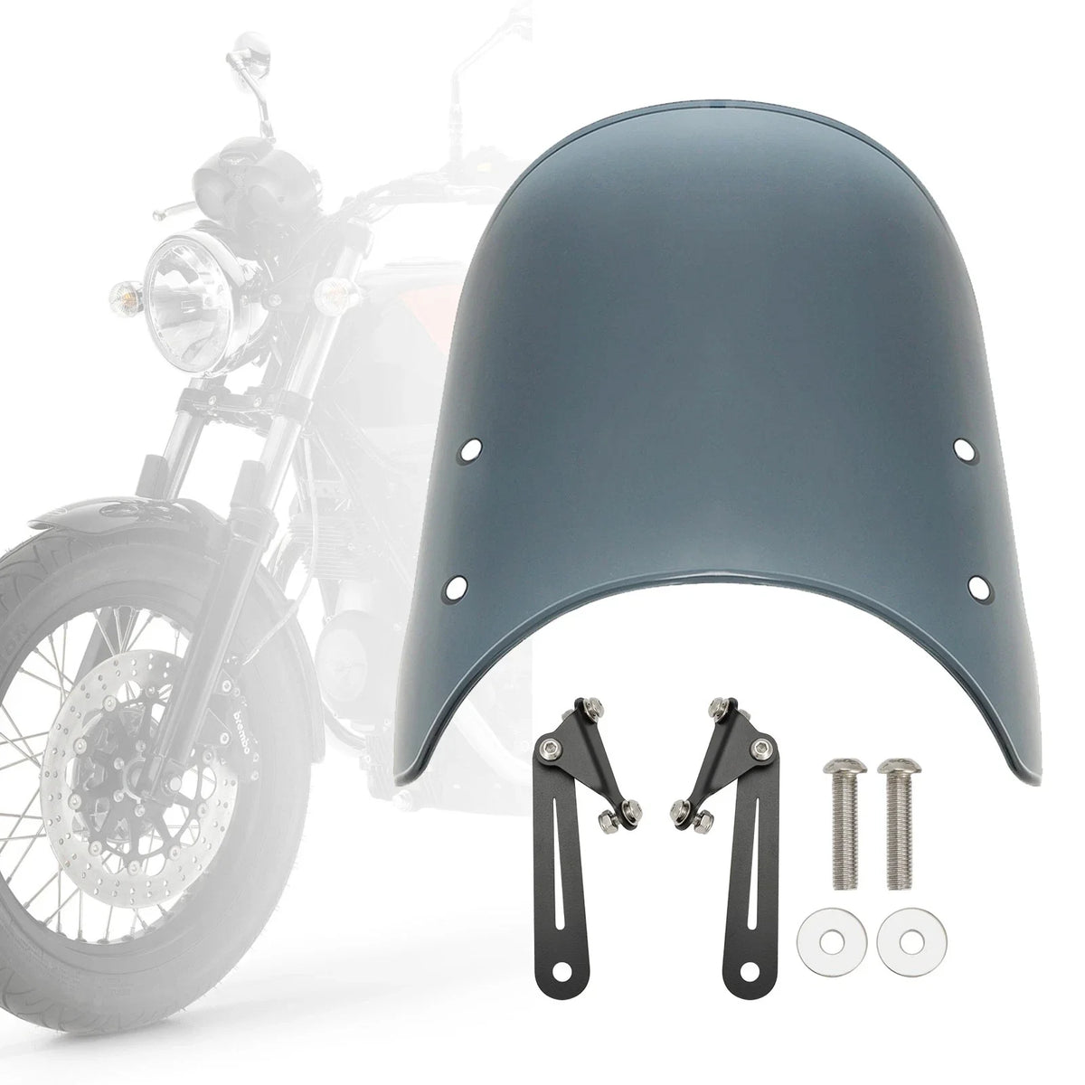 Windshield Windscreen for Moto Guzzi V7 Classic (2016–2023) V9 Bobber (2018–2023)