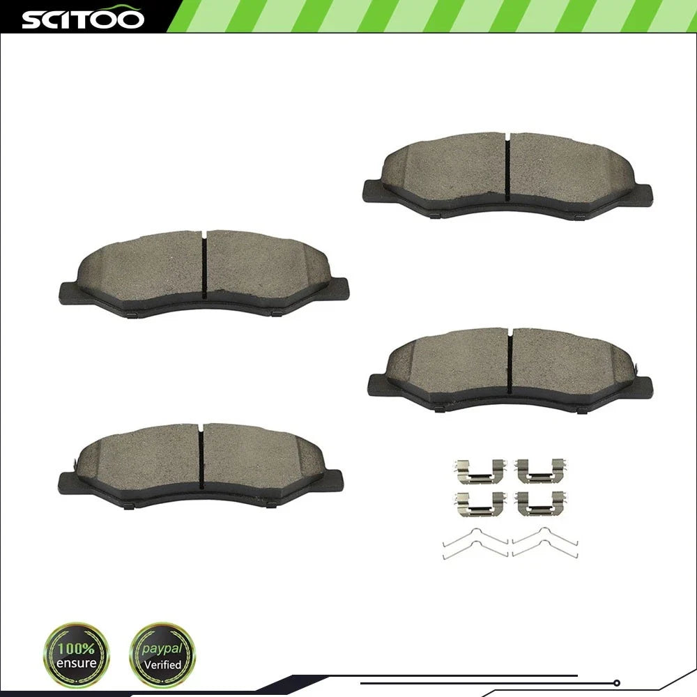 4X Front Ceramic Brake Pads for Honda Odyssey (2018–2021)