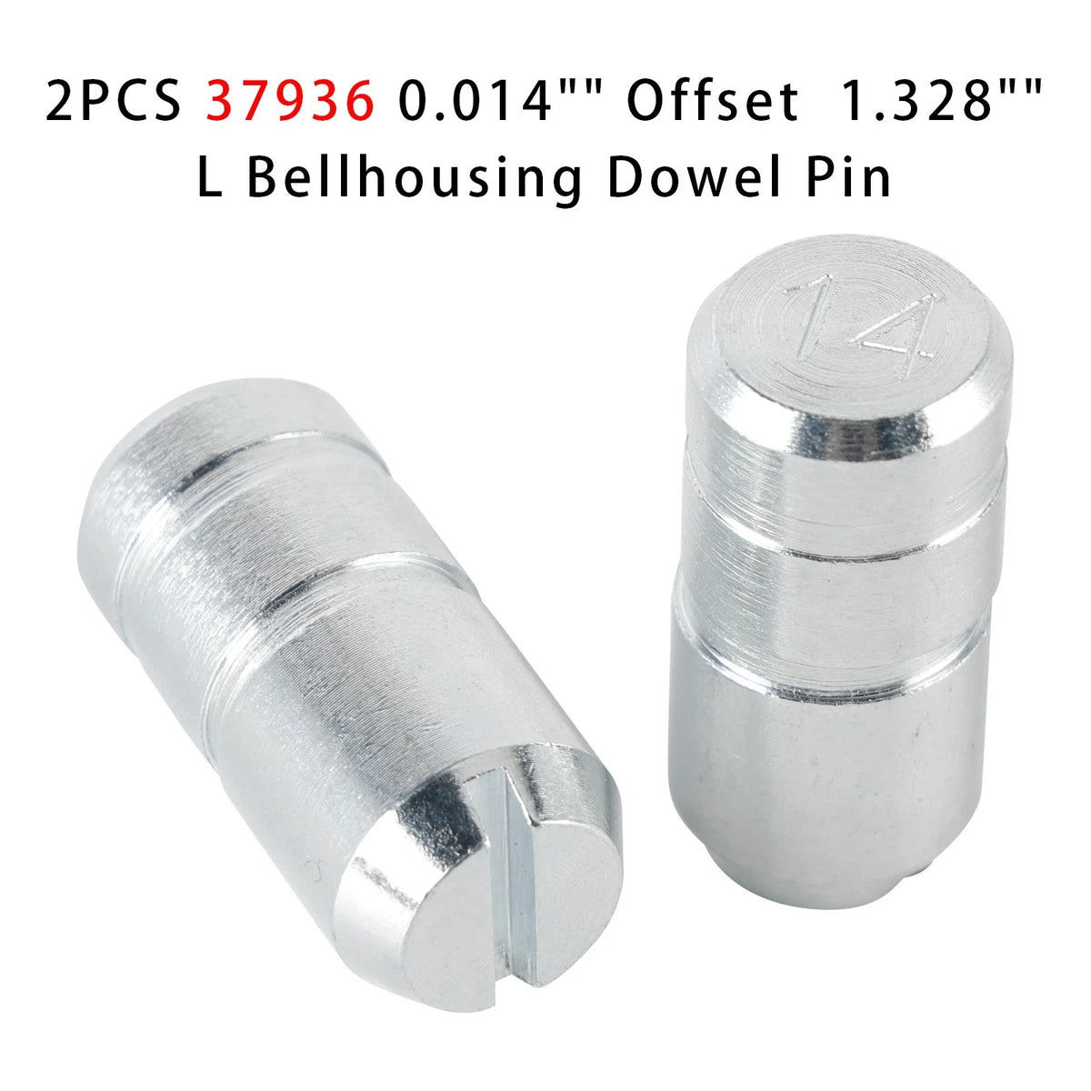 2X Bellhousing Dowel Pin 37936 for