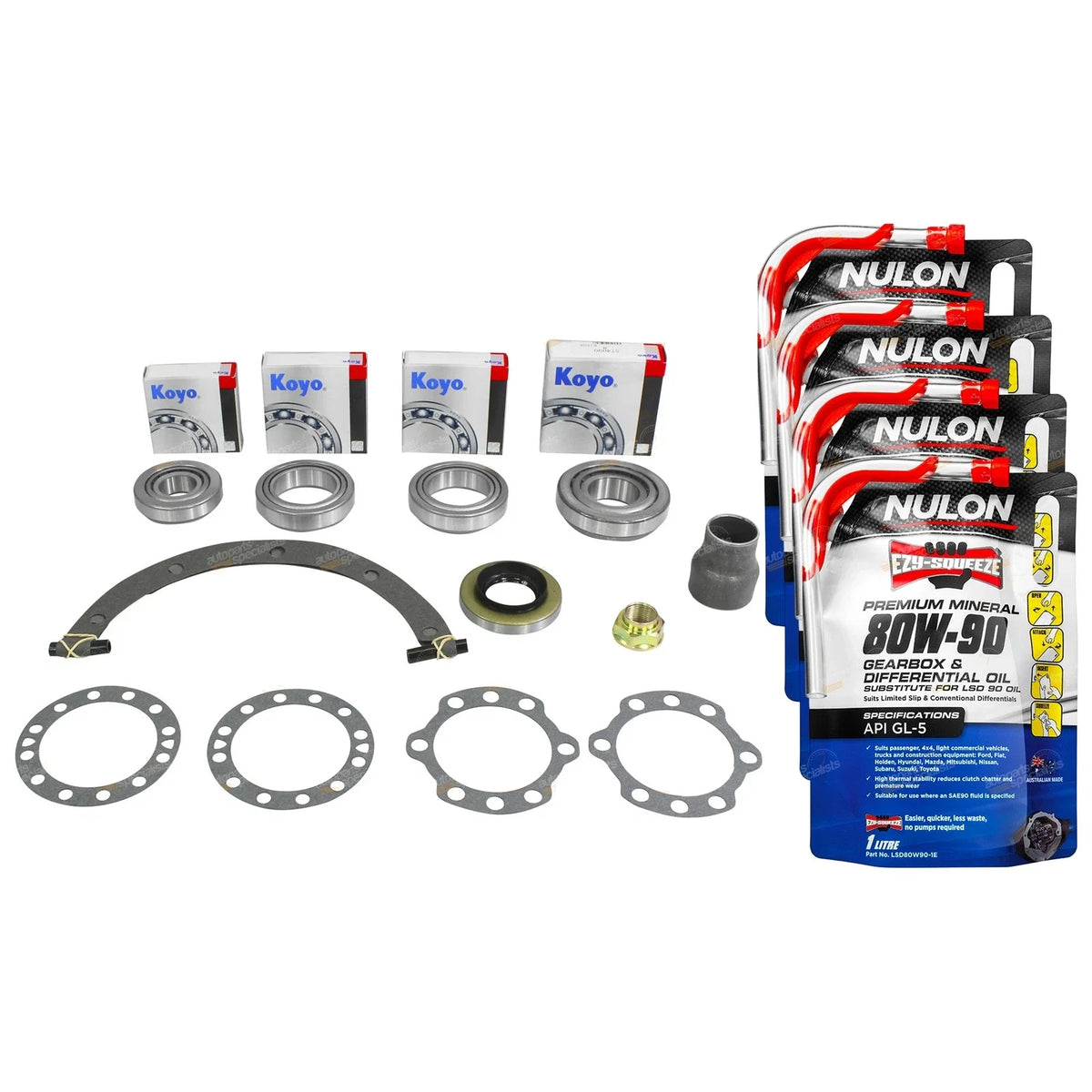 Rear Diff Rebuild + Oil for Toyota Landcruiser (1998–2002)